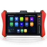 4K 12MP IP Camera Tester, WANLUTECH 90W PoE Power Output 8'' Touchscreen CCTV Test for 8MP TVI CVI AHD CVBS Cameras, SFP Test, RJ45 Cable TDR Test, WiFi Network Tools, HDMI VGA (E89)