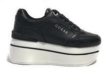 GUESS Scarpe Donna Trainers Camrio Platform Black Multilogo DS24GU08 FLPCAMFAL12, black, 6 UK