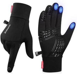 BURASTN Winter Gloves for Men Women Touchscreen Thermal Gloves for Workout, Hiking, Running, Cycling, Driving - Medium