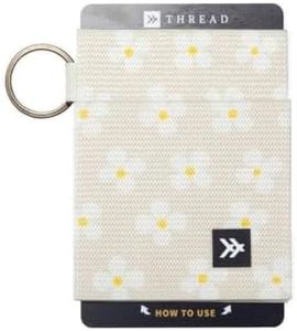 Thread Wallets Ultra Slim Minimalist Card Holder Wallet for Men and Women (Luna Beige)