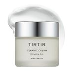 TIRTIR Ceramic Cream | Deep moisturizer for Glass Skin, Polyglutamic acid, Centella Asiatica Extract, Strong skin barrier, Lightweight, Mild, Nature derived ingredients, Dry skin, Korean skincare