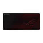 ASUS ROG Scabbard II Extended Gaming Mouse Pad | Nano Technology Smooth Glide Tracking | Protective Coating for Water, Oil, Dust-Repelling Surface | Anti-Fray Flat-Stitched Edges | Non-Slip Rubber Bas