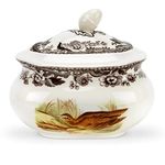 Spode Woodland Snipe Covered Sugar Bowl