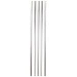 HOMECRAFT Reusable 18" Drinking Straws, Pack of 10 Flexible Long Straws with 3/16" Diameter Ideal for Drinking from Tall Bottles and Cups, Dishwasher Safe Straws for Smoothies and Thick Liquids