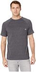 Dickies Men's Short Sleeve Performance Cooling Tee, Black Heather, Large