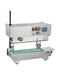 Happybuy Continuous Band Sealer FR-770, Vertical Automatic Continuous Sealing Machine with Digital Temperature Control, Vertical Band Sealer for Bag Film