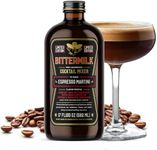 Bittermilk Espresso Martini Mixer - All Natural Handcrafted Cocktail Mixer - Cocktail Mix - Just Add Whiskey, Makes 17 Cocktails