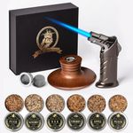 Gifts for Men - Cocktail Smoker Kit, with Torch and Wood Chips for Whiskey and Bourbon, Old Fashioned Cocktail Kit, Mens Gifts, Gifts for Dad, Husband and Cocktail Lovers