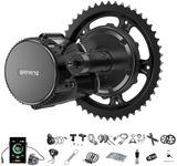 BAFANG BBS02 48V 750W Mid Drive Kits Mid Motor Ebike Conversion Kits with Chainring Wheel and LCD Display(No Battery)