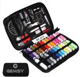 Gemsy Sewing Kit Box | Tailoring Tools Combo with Accessories, Scissors, Thread, Needles, Measuring Tape | Sui Dhaga Portable, Stitching Items Box for Home, Ladies, Multipurpose, Travel, DIY