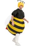 JYZCOS Inflatable Bumble Bee Costume Adult Blow up Halloween Fancy Dress