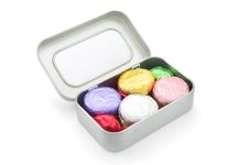 Luxury Vegan Dark Chocolate Fondant Creams - 8 Chocolate Creams, 8 Assorted Flavours in Reusable Gift Tin - Gluten Free and Dairy Free Chocolate