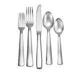 Liberty Tabletop Modern America 45 Piece 18/10 Flat Merchandise Set Service for 8 (Includes Serving Pieces by Liberty Tabletop