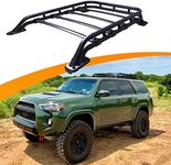 Snailfly Roof Rack Basket Fit for 2010-2024 Toyota 4Runner Rooftop Luggage Cargo Carrier Extra Bar Replacement