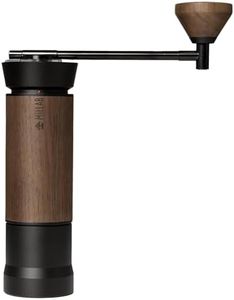 TIMEMORE X Millab M01 Manual Coffee Grinder with Stainless Steel Pineapple Burrs, External Adjustment, High-Performance, Black
