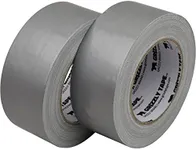 Grizzly Brand Professional Grade Duct Tape, 2-Pack, Silver Color, 1.1mil Thick, 1.88" Wide x 30 Yards, 2 Rolls - Ideal for Crafts, Home Improvement Projects, Repairs, Maintenance, Bulk