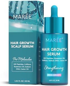 MAREE Hair Growth Serum - 100 Peptides Complex for Root Nourishment and Scalp Hydration