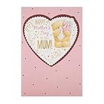 Hallmark Mother's Day Card for Mum - Forever Friends Bear with Heart Design