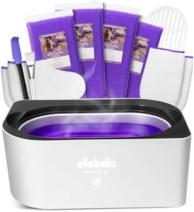 ELLA BELLA® Paraffin Wax Machine for Hand and Feet • Parafin Wax Warmer • Everything in One Kit – Paraffin Wax Refills, Mitts & Booties • Soothing Relief with Parrafin Wax • At Home Spa Experience