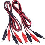 eBoot 2 Groups 1M Test Leads Set with Alligator Clips Double-Ended Jumper Wires