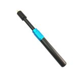 GIONAR 9 Inch Telescopic Snooker Cue Extension, Screw-On Billiards Cue Lengthener Compatible with John Parris, Britannia, Master, Woods, Powerglide Cues, Adjustable Pool Cue Extender Rod