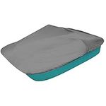 AMGJ Outdoor Pedal Boat Cover 3 or 5 Person Paddle Boat Protector 210D Oxford Fabric Waterproof Dust-Proof UV Protection 112.5" L X 78.7" W,Dark Gray