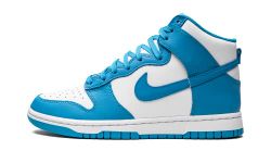 NIKE Men's Dunk High Retro Sneaker, Laser Blue Laser Blue White, 9 UK