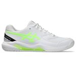 ASICS Men's Gel-Dedicate 8 Pickleball Shoes, 11, White/Lime Burst