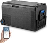 BODEGACOOLER 12 Volt Car Refrigerator, Portable Freezer APP Control, 40Quart (38L) Car Fridge -4℉-68℉, Electric Cooler 12/24V DC 100-240V AC for Outdoor, Truck, RV, Vehicles, Camping, Travel