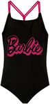 Barbie Swimsuit | Girls Bathing Suit | Girls Swimwear | Size 10 Black