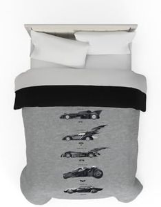 Franco Collectibles Batman Classic Bedding Super Soft Cozy Microfiber Reversible Comforter, Queen, (Officially Licensed Product)
