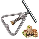 Metal Nut Cracker Tool Nutcracker Kitchen Tool Stainless Steel Pecan Cracker Nutcracker Tool for All Sorts of Nuts