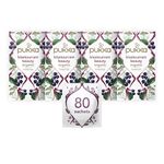 Pukka Herbs | Blackcurrant Beauty Organic Herbal Tea Box | Blackcurrants, Beetroot And Hibiscus | Fruit Tea | Perfect For Feeling Good | Caffeine Free | 4 Packs | 80 Plant Based Biodegradable Tea Bags