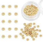 BEADIA 14K Gold Plated Disk Spacer 