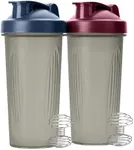 Mr. Pen- Shaker Bottles for Protein Mixes, 28 oz, 2 Pack, 2 Colors, Protein Shaker Bottle with Wire Whisk Ball, Shaker Cup, Mixer Bottle, Protein Shake Bottles, Protein Bottle, Protein Shake Bottle