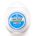 "Lace Front Support" Walker Double Sided Roll Tapes Stickers Adhesive for Men Hair System Replacement Toupee Hair Extension Wig Bundles Hair Weave Closure Lace Frontal(3 Yards & 1 Inch)