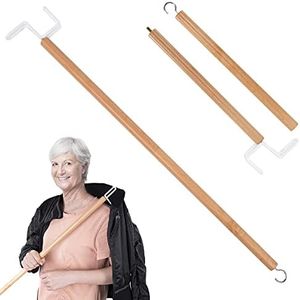 27" Dressing Stick, Sock Remover Tool, Independent Living Aid, Dressing Aids for Shoes, Socks, Shirts, and Pants