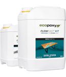 EcoPoxy FlowCast Deep Pour Epoxy Resin Kit - 30L / 7.9 Gal: UV & Yellowing Resistant, Bio-Based Resin | Water Clear Epoxy for River/Ocean Tables and other Deep Casting Bubble Free Epoxy Projects