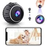 Cutyerbee Mini Spy Camera, Small Camera Hidden Security Cam 1080P HD Wifi Wireless Micro Nanny Cam with Audio and Video - Night Vision Motion Detection Surveillance for Indoor/Outdoor