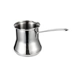 IMEEA Turkish Coffee Pot Arabic Coffee Pot Cezve Turkish Coffee Pot 18/10 Stainless Steel Greek Coffee Pot Briki Turkish Coffee Maker (16.9 Ounces)