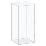 MECCANIXITY Acrylic Display Case Box Clear Dustproof Protection Showcase 6.3x6.3x14.1 Inch for Collectibles Display
