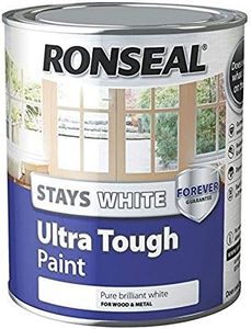RONSEAL RSLSWUTGP25L Stays ULT/Tough Gloss Paint, White, 2.5 Litre