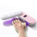 MelodySusie Plus20F Cordless UV Nail Lamp, Innovative UV Protection Light for Gel Nails with 2 Timers, LED Display, Quick Cure Gel Nail Polish, Nail Art Tools, Manicure Accessories for Home