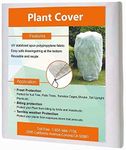 Agfabric Freeze Protection Plant Cover Winter Plant Protection Shrub Jacket,Frost Blankets for Garden/Trees,1.5oz 144''Hx96''W