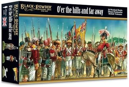 Warlord Games O'er The Hills And Far Away (Veteranos peninsulares británicos) - Miniaturas a escala de 28 mm para polvo negro, era napoleónica altamente detallada para juegos de guerra de mesa