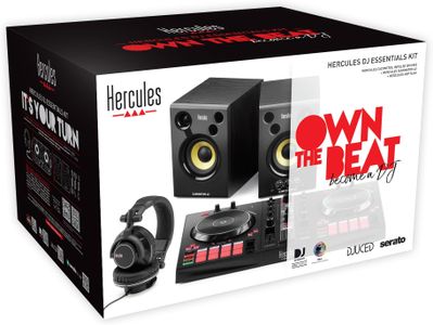 Hercules DJ Essentials Kit – Complete Beginner DJ Controller Set