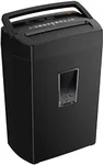 Bonsaii 12-Sheet Cross Cut Paper Shredder, 5.5 Gal Home Office Heavy Duty Shredder for Paper, Credit Card, Mail, Staples, with Transparent Window, High Security Level P-4 (C275-A)