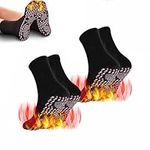 Self-Warming Socks, Heated Socks, 2 Pairs of Foot Warmer Socks, Tourmaline Socks, Winter Thermal Socks, Warm Feet, Heated Socks, Socks Men Women for Outdoor Activities in Winter, Black