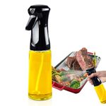 HPPFFY Oil Sprayer for Cooking-200ml Thick Glass Olive Oil Sprayer with Large Range, Refillable Oil Mister Spray Bottle for Air Fryer, Salad Making, Baking, Frying, with Strong Spray Force