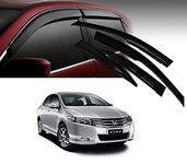 ARUN Side Window Deflector/Door Visor/Wind Guard/Rain Guard Compatible with Honda City (2009 to 2013)